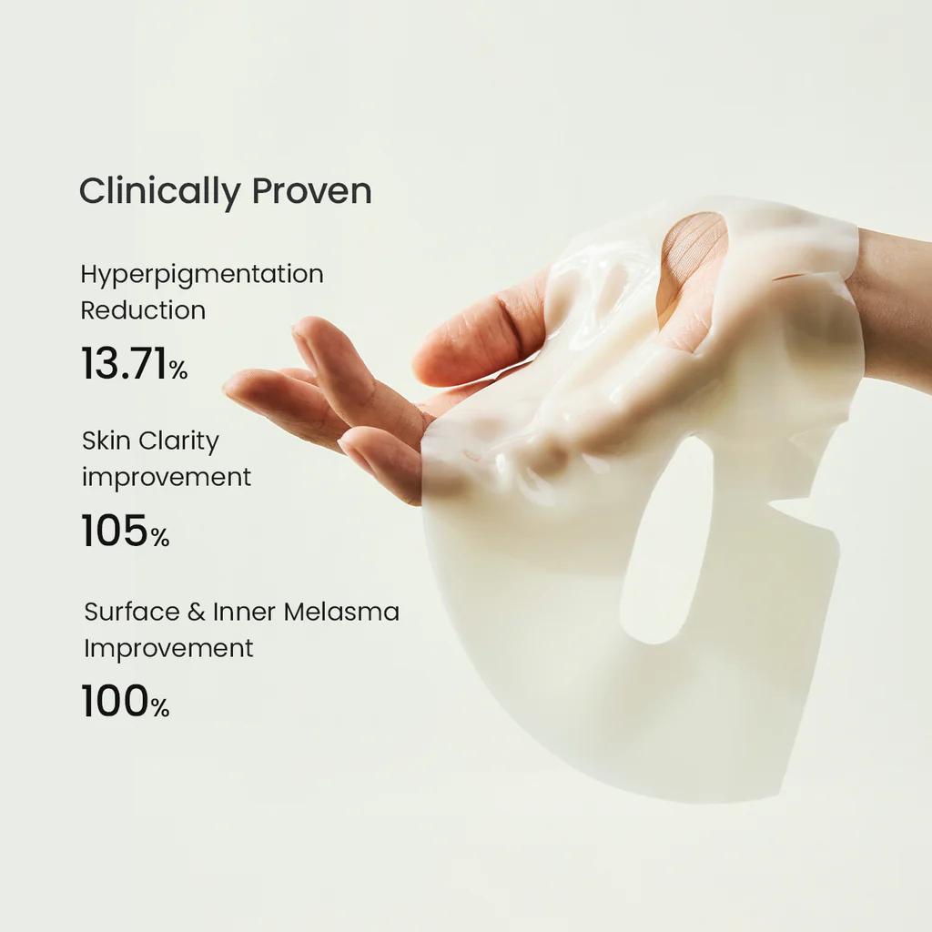 Biodance Radiant Vita Niacinamide Real Deep Mask Box of 4 - Dark Spot Care, Improving Dullness, Evens skin Tone