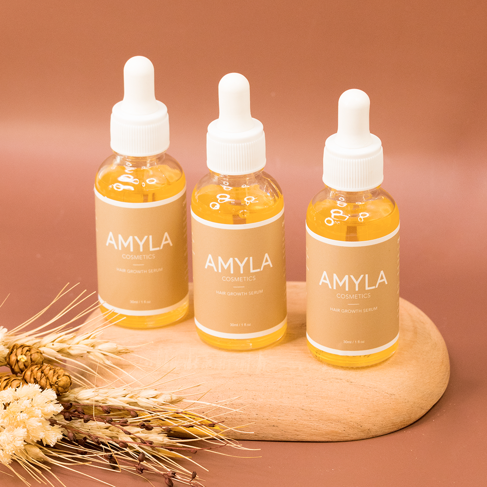 Hair Growth Serum [Pack of 3] - Hair Growth Oil with Biotin, Fortifies hair, nourishes hair roots and reduces hair loss