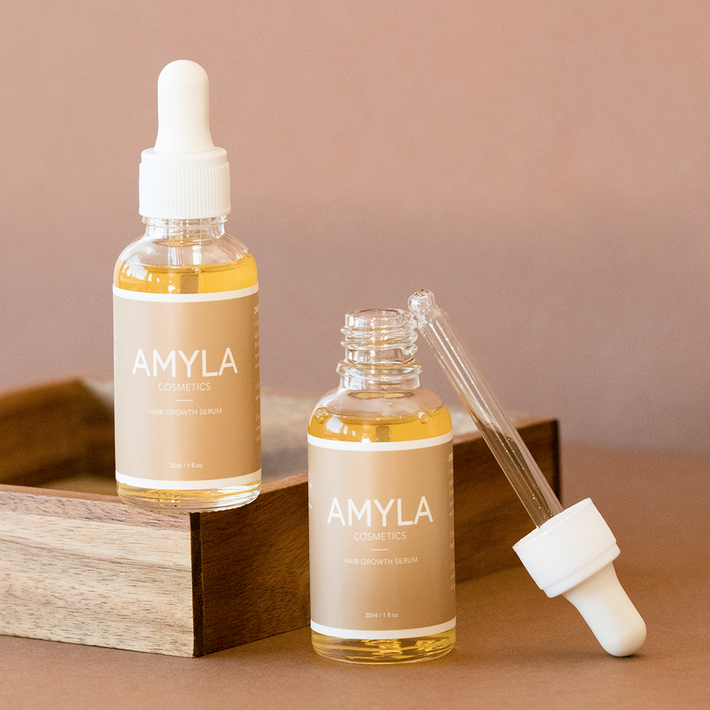 Hair Growth Serum [Pack of 2] Hair growth oil with Biotin - Fortifies hair, nourishes hair roots, reduces hair loss